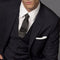 Wedding Suit For Men Striped, Tuxedo, Tailored 3 Piece Suit-One Size-JadeMoghul Inc.