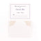 Weddingstar Pearl Romance Laser Embossed Accessory Cards with Personalization Purple (Pack of 16) Weddingstar