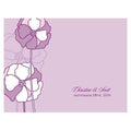 Weddingstar Pinwheel Poppy Note Card Vintage Pink (Pack of 1) Weddingstar