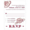 Weddingstar Rose RSVP Plum (Pack of 1) JM Weddings