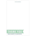 Weddingstar Smart Type Thank You Card With Fold Daiquiri Green (Pack of 1) JM Weddings