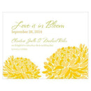 Zinnia Bloom Save The Date Card Plum (Pack of 1)