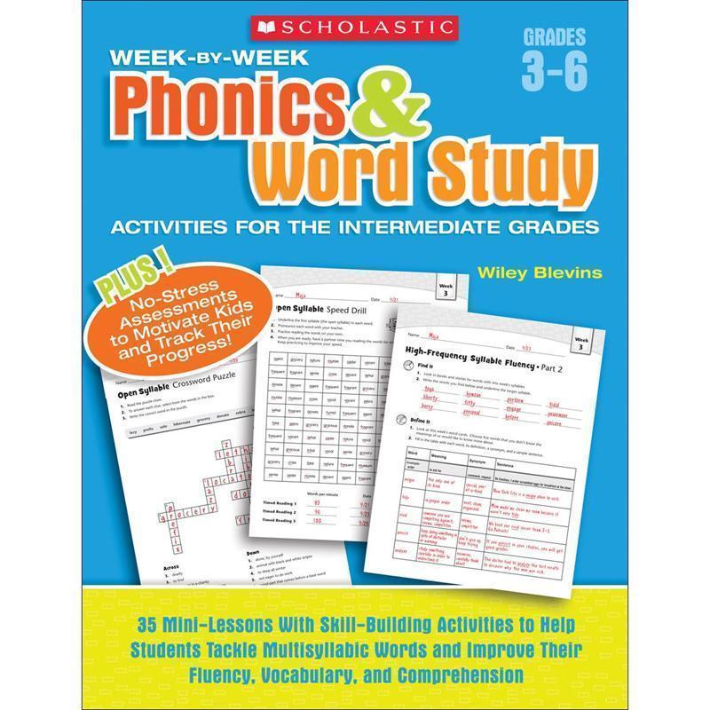 WEEK BY WEEK PHONICS & WORD STUDY-Learning Materials-JadeMoghul Inc.