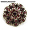 WEIMANJINGDIAN Brand Vintage Gold Color Plated Crystal Rhinestones Flower Antique Brooch Pins for Women in Assorted-5365-JadeMoghul Inc.