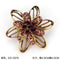WEIMANJINGDIAN Brand Vintage Gold Color Plated Crystal Rhinestones Flower Antique Brooch Pins for Women in Assorted-5376-JadeMoghul Inc.