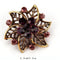 WEIMANJINGDIAN Brand Vintage Gold Color Plated Crystal Rhinestones Flower Antique Brooch Pins for Women in Assorted-5463-JadeMoghul Inc.