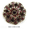 WEIMANJINGDIAN Brand Vintage Gold Color Plated Crystal Rhinestones Flower Antique Brooch Pins for Women in Assorted-631-JadeMoghul Inc.