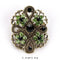 WEIMANJINGDIAN Brand Vintage Gold Color Plated Crystal Rhinestones Flower Antique Brooch Pins for Women in Assorted-638-JadeMoghul Inc.