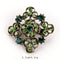 WEIMANJINGDIAN Brand Vintage Gold Color Plated Crystal Rhinestones Flower Antique Brooch Pins for Women in Assorted-639-JadeMoghul Inc.