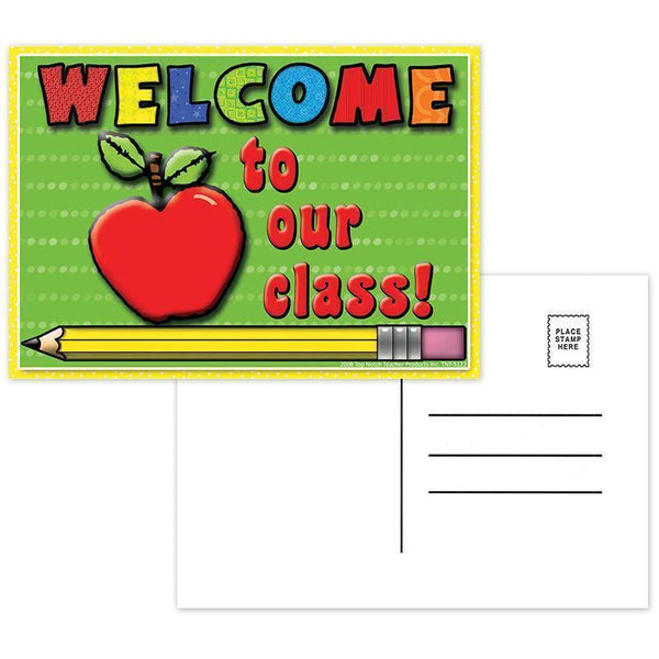 WELCOME TO OUR CLASS POSTCARDS 30PK-Supplies-JadeMoghul Inc.