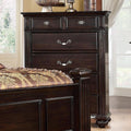 Well Designed Transitional Style Chest, Dark Walnut Brown-Cabinet & Storage Chests-Brown-Wood-JadeMoghul Inc.