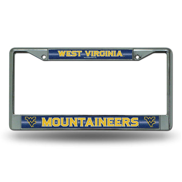Jeep License Plate Frame West Virginia Bling Chrome Frame