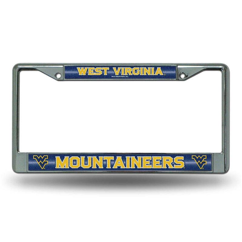 Jeep License Plate Frame West Virginia Bling Chrome Frame
