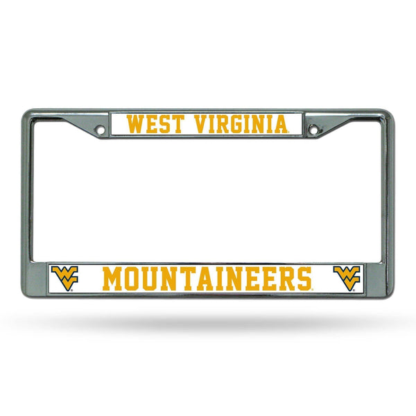 Unique License Plate Frames West Virginia Chrome Frame