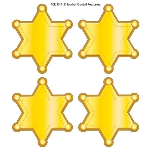 WESTERN SHERIFF STARS 32PK WEAR EM-Learning Materials-JadeMoghul Inc.