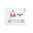 Wet Bikini Bag - White (Pack of 1)-Personalized Gifts By Type-JadeMoghul Inc.