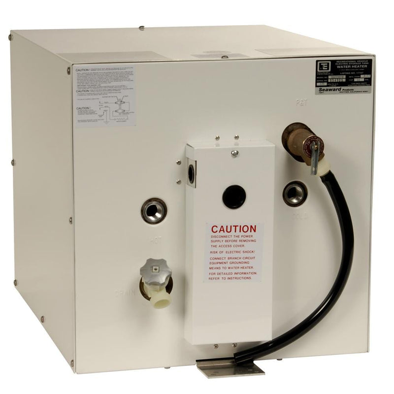 Whale Seaward 11 Gallon Hot Water Heater w-Rear Heat Exchanger - White Epoxy - 120V - 1500W [S1100W]-Hot Water Heaters-JadeMoghul Inc.