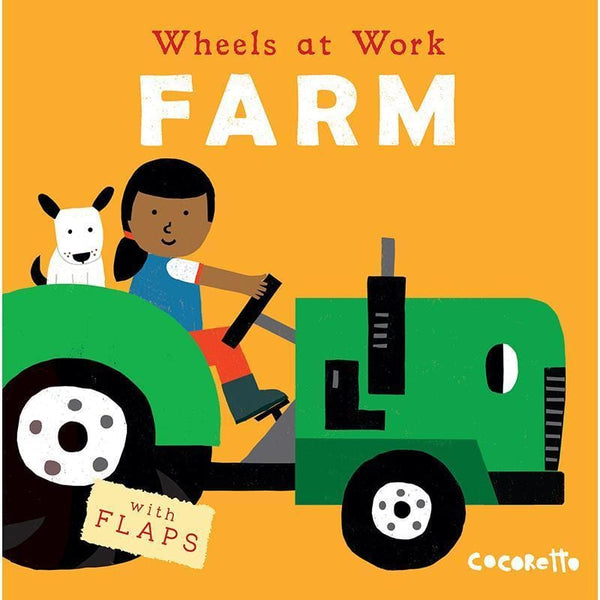 WHEELS AT WORK BOARD BOOKS FARM-Childrens Books & Music-JadeMoghul Inc.