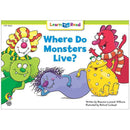 WHERE DO MONSTERS LIVE LEARN TOREAD-Learning Materials-JadeMoghul Inc.