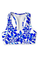 Whimsy Stella Seamless Racerback Sport Bra - Women-Whimsy-XS-White/Blue-JadeMoghul Inc.