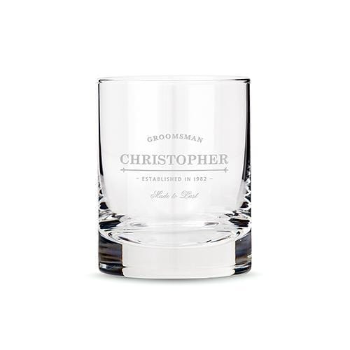 Whiskey Glasses - Classic Design (Pack of 1)-Personalized Gifts For Men-JadeMoghul Inc.