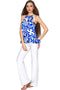 White Amelia Summer Stretch Pull-On Palazzo Pant - Women-Solid-XS-White-JadeMoghul Inc.