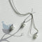 White Pearl with Crystal Jewelry Necklace (Pack of 1)-Jewelry-JadeMoghul Inc.