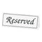 White Table Reserve Cards (Pack of 5)-Wedding Signs-JadeMoghul Inc.