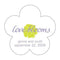 White with Lavender Flower Shaped Stickers (Pack of 1)-Wedding Favor Stationery-JadeMoghul Inc.
