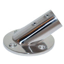 Whitecap 1" O.D. 30 Degree Round Base SS Rail Fitting [6177C]-Rail Fittings-JadeMoghul Inc.