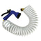 Whitecap 15 White Coiled Hose w-Adjustable Nozzle [P-0440]-Washdown / Pressure Pumps-JadeMoghul Inc.
