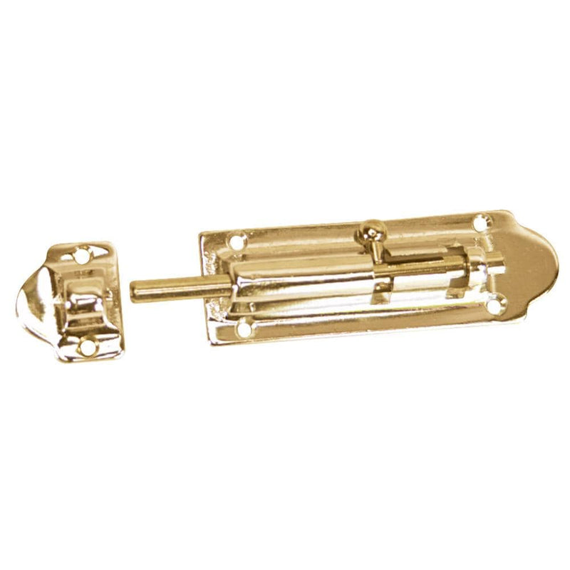 Whitecap Barrel Bolt - Polished Brass - 2-1-2' [S-585BC]-Latches-JadeMoghul Inc.