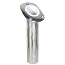 Whitecap Bluewater 30 Deg. Cast S.S. Flush Mount Rod Holder [6174CBLUE]-Rod Holders-JadeMoghul Inc.