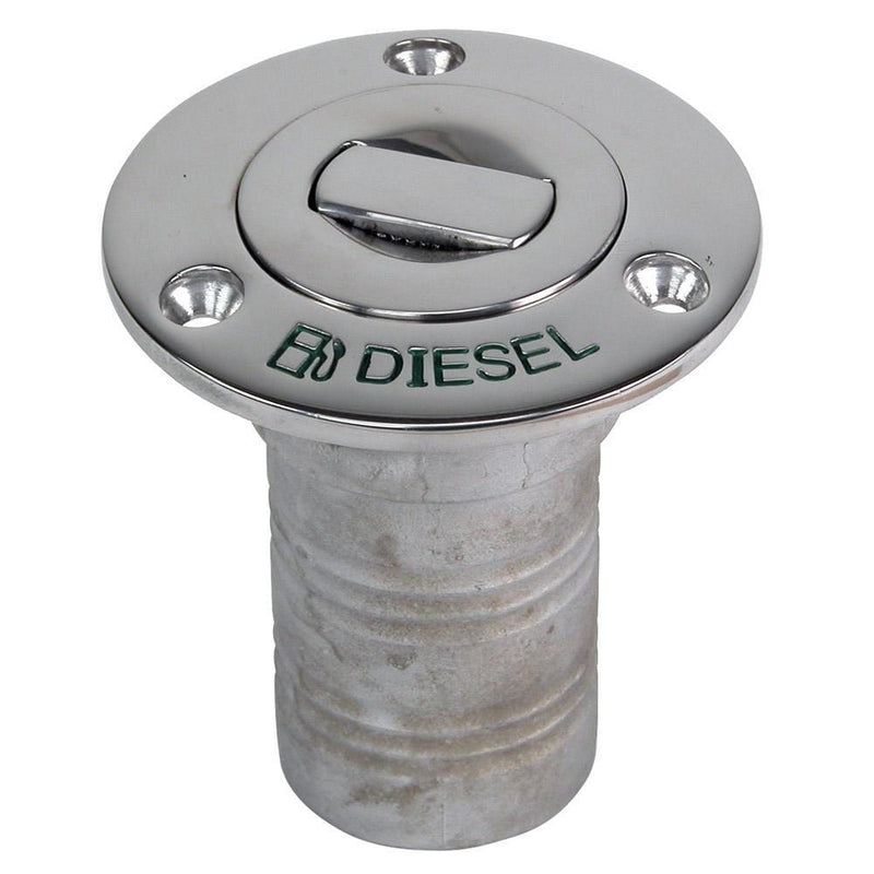 Whitecap Bluewater Push Up Deck Fill - 1-1-2" Hose - Diesel [6994CBLUE]-Deck Fills-JadeMoghul Inc.