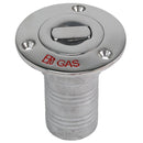 Whitecap Bluewater Push Up Deck Fill - 1-1-2" Hose - Gas [6993CBLUE]-Deck Fills-JadeMoghul Inc.