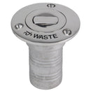 Whitecap Bluewater Push Up Deck Fill - 1-1-2" Hose - Waste [6996CBLUE]-Deck Fills-JadeMoghul Inc.