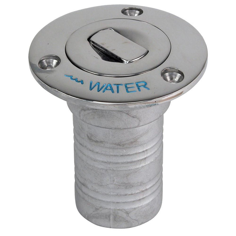 Whitecap Bluewater Push Up Deck Fill - 1-1-2" Hose - Water [6995CBLUE]-Deck Fills-JadeMoghul Inc.