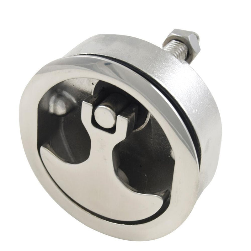 Whitecap Compression Handle Stainless Steel Non-Locking 3" OD - 1-4 Turn [S-8235C]-Latches-JadeMoghul Inc.