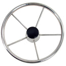 Whitecap Destroyer Steering Wheel - 13-1-2" Diameter [S-9001B]-Steering Wheels-JadeMoghul Inc.