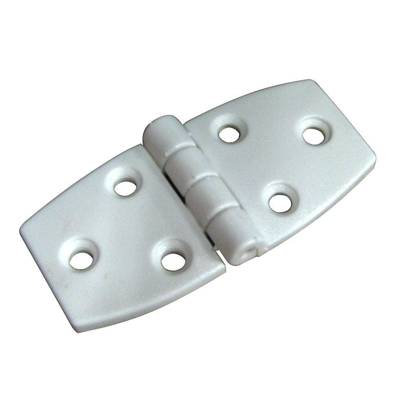 Whitecap Door Hinge - White Nylon - 1-1-2" x 3" [S-3031]-Hinges-JadeMoghul Inc.