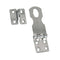 Whitecap Fixed Safety Hasp - CP-Brass - 1" x 3" [S-578C]-Latches-JadeMoghul Inc.