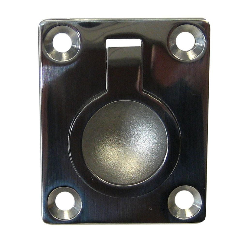 Whitecap Flush Pull Ring - 316 Stainless Steel - 1-1-2" x 1-7-8" [6022C]-Latches-JadeMoghul Inc.