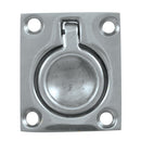 Whitecap Flush Pull Ring - CP-Brass - 1-1-2" x 1-3-4" [S-3360C]-Latches-JadeMoghul Inc.