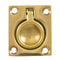 Whitecap Flush Pull Ring - Polished Brass - 1-1-2" x 1-3-4" [S-3360BC]-Latches-JadeMoghul Inc.