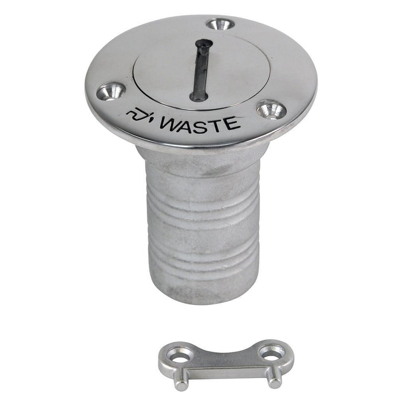 Whitecap Hose Deck Fill - 1-1-2" Hose Waste [6126C]-Deck Fills-JadeMoghul Inc.