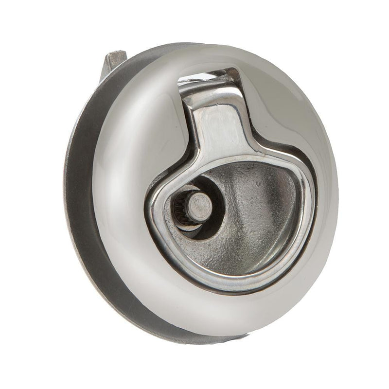 Whitecap Mini Slam Latch Stainless Steel Locking Pull Ring [6138C]-Latches-JadeMoghul Inc.