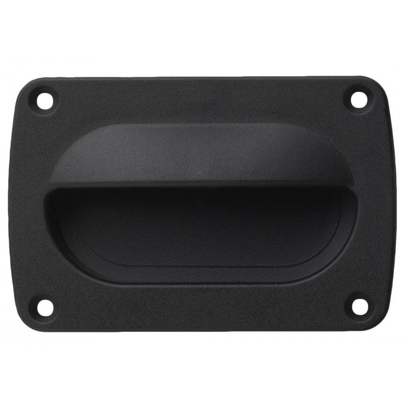 Whitecap Nylon Flush Pull - Large - Black [3364BC]-Latches-JadeMoghul Inc.