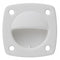 Whitecap Nylon Flush Pull - Small - White [3360WC]-Latches-JadeMoghul Inc.