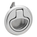 Whitecap Slam Latch Stainless Steel Non-Locking Ring Pull [6135C]-Latches-JadeMoghul Inc.