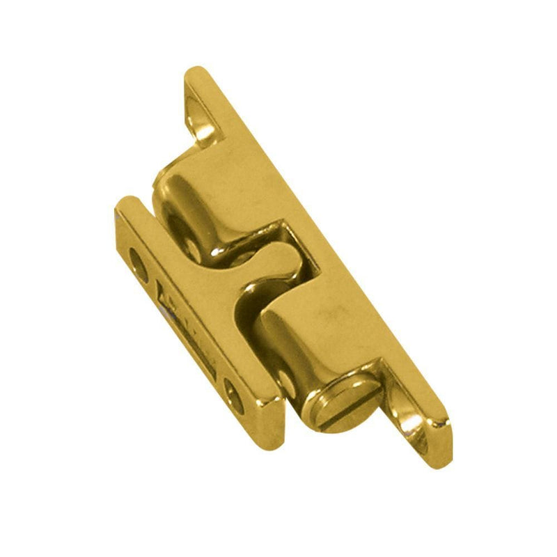 Whitecap Stud Catch - Brass - 1-15-16" x 3-8" [S-5032]-Latches-JadeMoghul Inc.